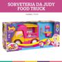 Imagem de Boneca Judy Carrinho de Sorvete e Food Truck Samba Toys