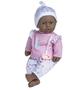 Imagem de Boneca La Baby African American JC Toys 40cm - Com Acessórios