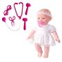 Imagem de Boneca Little Baby Minha 1ª Oração + Kit Médico Doutora Rosa