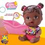 Imagem de Boneca little dolls banheirinha negra - 8038 - Diver Toys - Divertoys