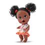 Imagem de Boneca Little Dolls Come Come Negra Com Cabelo - Divertoys