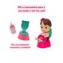 Imagem de Boneca Little Dolls F Xixi Privadinha - Divertoys Morena