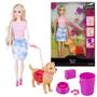 Imagem de Boneca Lovely Dogwalker Dream Doll Com Cachorro e Acessórios