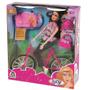 Imagem de Boneca Lucy Esportista Vamos Pedalar Braskit