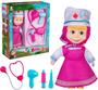 Imagem de Boneca Masha Enfermeira 23 Cm Com Acessórios Médica - Cotiplás