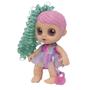 Imagem de Boneca Mini Baby Rainbow Surprise Mechas Verde 100% Vinil