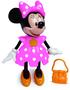 Imagem de Boneca minnie mouse rosa conta história musical - disney - elka