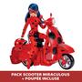 Imagem de Boneca Miraculous Ladybug com Scooter Switch N Go - 26 cm - Bandai