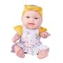 Imagem de Boneca Miyo Baby Menina Bebê 34cm Vinil Macia Reborn e Itens