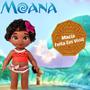 Imagem de Boneca Moana Baby 36cm Disney Princesa Bebê Infantil Articulada Em Vinil Brinquedos Cotiplás