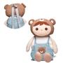 Imagem de Boneca Mochila Metoo Jimbao Boy Bear 55cm BupBaby 3645