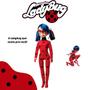 Imagem de Boneca Musical Miraculos Ladybug Infantil 45cm Com Som Articulada Feita Em Vinil Original Novabrink