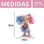 Imagem de Boneca My Best 30cm Arco-Íris C/ Unicórnio Pente E Aplique de Cabelo  Bee Toys