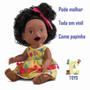 Imagem de Boneca My Little Collection Primeira Papinha Negra DiverToys