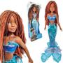 Imagem de Boneca Pequena Sereia Ariel Infantil Brinquedo Menina 55cm - Baby Brink