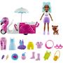 Imagem de Boneca Polly Pocket Carrinho de Flamingo HWP24 Mattel