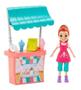 Imagem de Boneca Polly Pocket Stand De Sorvetes Lila - Mattel Gwd82