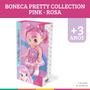 Imagem de Boneca Pretty Collection Pink Rosa Cabelo Colorido Milk