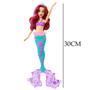 Imagem de Boneca Princesa Disney Pequena Sereia Ariel Cabelo Muda Cor