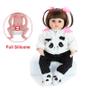 Imagem de Boneca Reborn 48cm  100% Corpo de Silicone  Realista  Baby Fashion  Urso