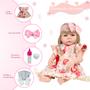 Imagem de Boneca Reborn Abigail Loira Lindo Vestido Envio Imediato