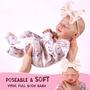 Imagem de Boneca Reborn BABESIDE Lifelike Girl 50 cm com acessório 3+