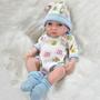 Imagem de Boneca Reborn Baby Boy JRLCGYP 25 cm de vinil de silicone realista