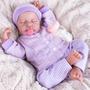 Imagem de Boneca Reborn Baby Doll Aori Lifelike Realistic 50 cm com kit de alimentação