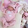 Imagem de Boneca Reborn Baby Doll Aori Lifelike Realistic Girl com conjunto de caixa de presente