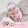 Imagem de Boneca Reborn Baby Doll BABESIDE Lifelike, corpo de vinil completo de 45 cm