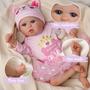 Imagem de Boneca Reborn Baby Doll JIZHI de 20 cm em vinil macio realista e realista