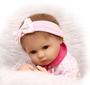 Imagem de Boneca Reborn Baby Doll Wokex Docka Soft Silicone 40 cm Realike