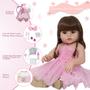 Imagem de Boneca Reborn Bonita Bailarina Coelhinha Enxoval Completo