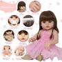 Imagem de Boneca Reborn Bonita Bailarina Coelhinha Enxoval Completo