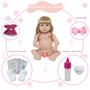 Imagem de Boneca Reborn De Silicone Abigail Princesa Com Kit Itens