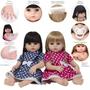 Imagem de Boneca Reborn Gêmeas Baby Alive Vestido Bolinha Vários Itens