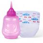 Imagem de Boneca Reborn Love Born Naninha Faz Xixi Realista 35,5cm Abre e fecha o Olho