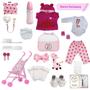 Imagem de Boneca Reborn Princesa Girafinha Pode Banho Kit Acessórios