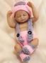 Imagem de Boneca Reborn Wamdoll Miniatura 10" - Corpo de Silicone Impermeável