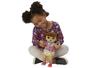 Imagem de Boneca Sapatinhos Brilhantes  Bebê Passos e  - Sorrisos Morena que Fala com Acessórios Hasbro