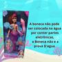 Imagem de Boneca Sereia Tipo Ariel com Musica Luz Na Cauda e Golfinho