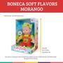 Imagem de Boneca Soft Flavors Morango Cheirinho de Fruta Fofinha Milk