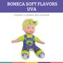Imagem de Boneca Soft Flavors Uva Bebê Frutinha Cheirosa Milk