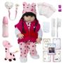 Imagem de Boneca Tipo Reborn Baby Menina 52cm Girafinha Linda