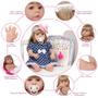Imagem de Boneca Tipo Reborn Loira Princesa Enxoval Baby 13 Itens