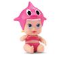 Imagem de Boneca Tubaraozinho Little Dolls Rosa Menina Divertoys