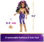Imagem de Boneca Unicorn Academy Sophia com cabelo arco-íris de 9,5" com acessórios
