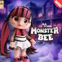 Imagem de Boneca Vampira Draculaura Monster High Bee 28cm Gótica Fashion Em Vinil C/ Acess. - Bee