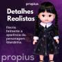 Imagem de Boneca Vavazinha Fantasminha Personagem Família Addams Durável Resistente Para Presentear