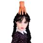 Imagem de Boneca Wandinha Addams com Mãozinha Brinquedo de Menina